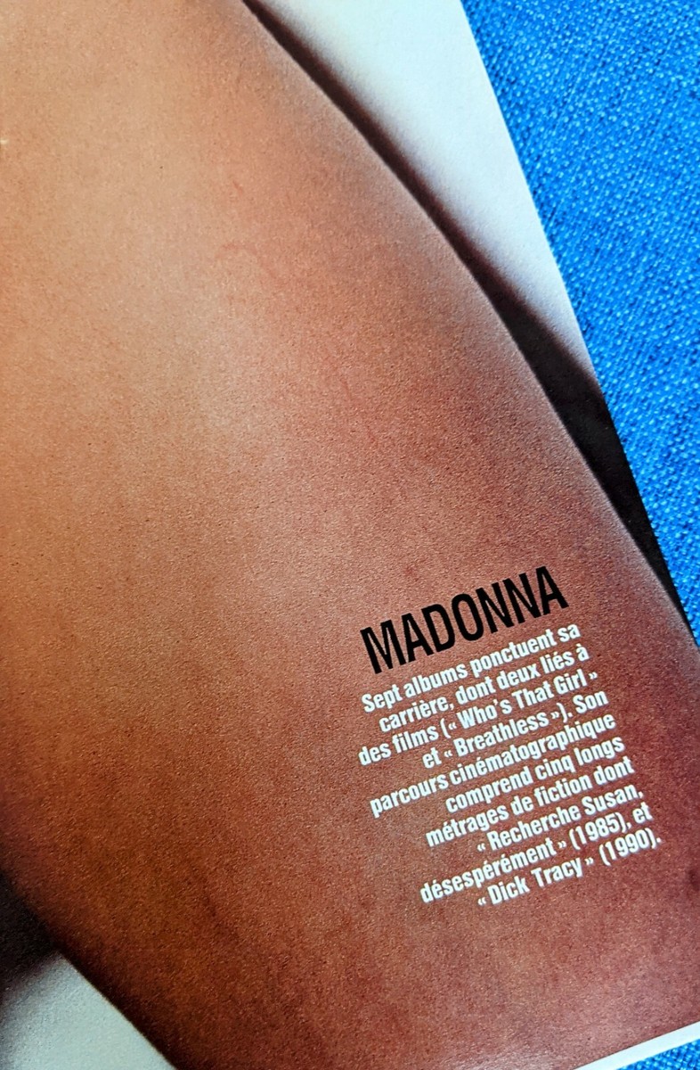 MADONNA FRENCH MAX MAGAZINE FRANCE 1991 STEVEN MEISEL Promo Poster