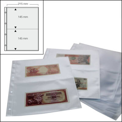 SAFE 5479 Banknoten-Ersatzblätter 2er Teilung 215 x 145 mm I vom Hersteller