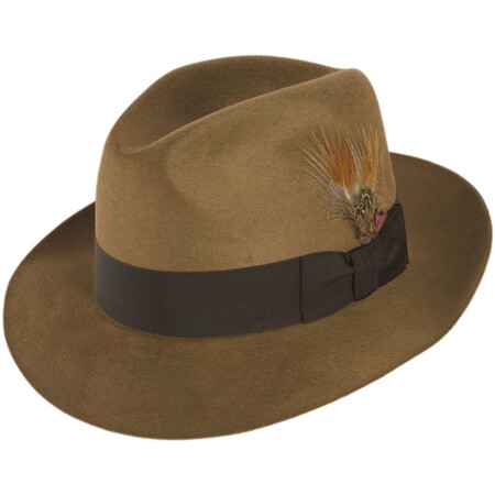 STETSON FIRENZE FUR FELT HAT TAWNY SIZE 