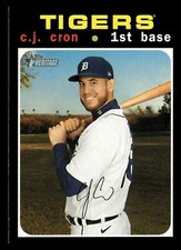 2020 Topps Heritage High Number - #591 C.J. Cron