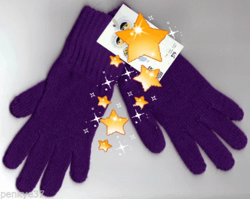 PAIRE DE GANTS GANT mitaine VIOLET ENFANT FILLE 4 ANS ou 6 ANS NEUF ET  ETIQUETTE