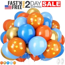 50 Globos De Color Dragon Ball Z 12  Pulgadas Decoracion Para Cumpleaños Niños