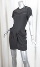 ISABEL MARANT Womens Black Star Studded Short-Sleeve Sheath Dress XS