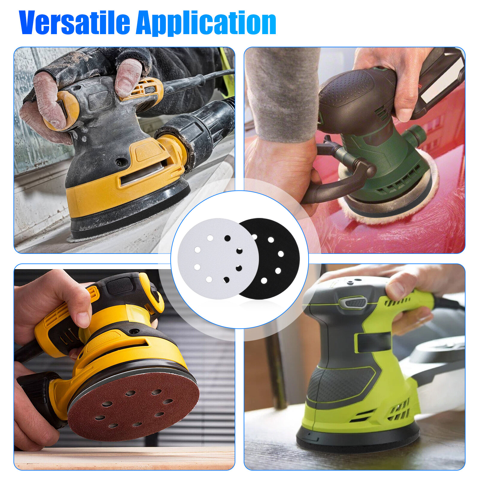 5 inch Foam Cushion Interface Buffer Pad Orbital Sander Hook Loop