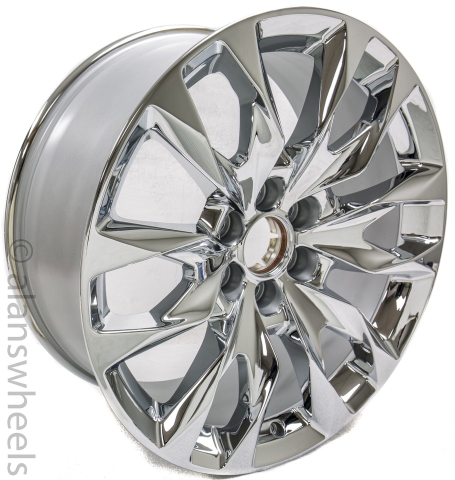 4 NEW GM 22” GMC Sierra Yukon Denali Factory OEM Chrome Wheels Rims ...