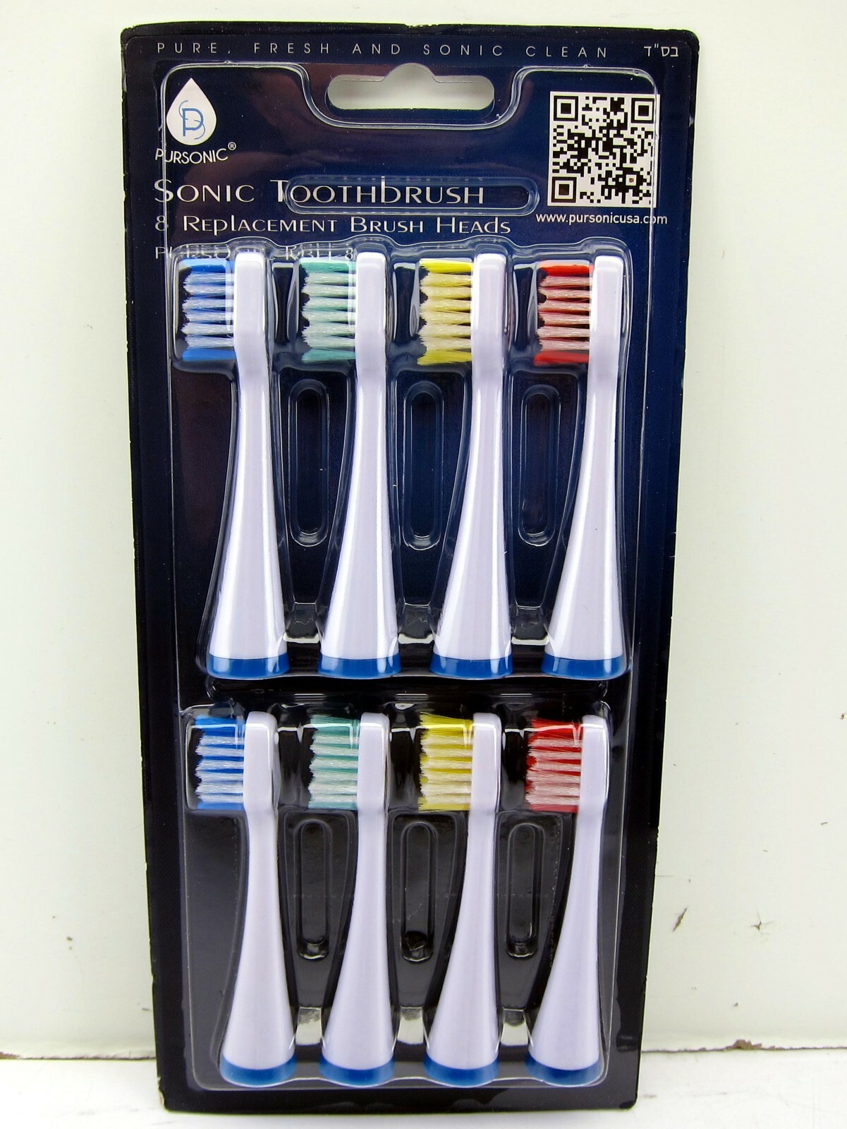 Genuine Pursonic Replacement Toothbrush Heads 8 Pack RBH-8 S400 S450 S620 PSRB-8