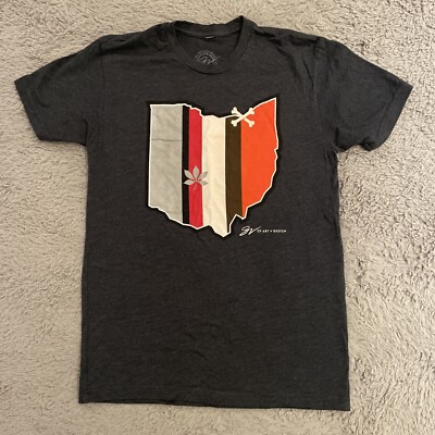OSU Buckeyes and Cleveland Browns GV Art & Design Football Helmet Stripe Size S