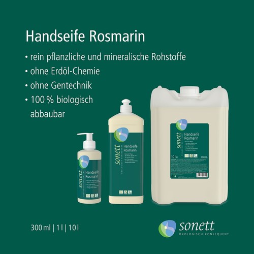 Handseife Rosmarin 1 Liter - Bild 2 von 5