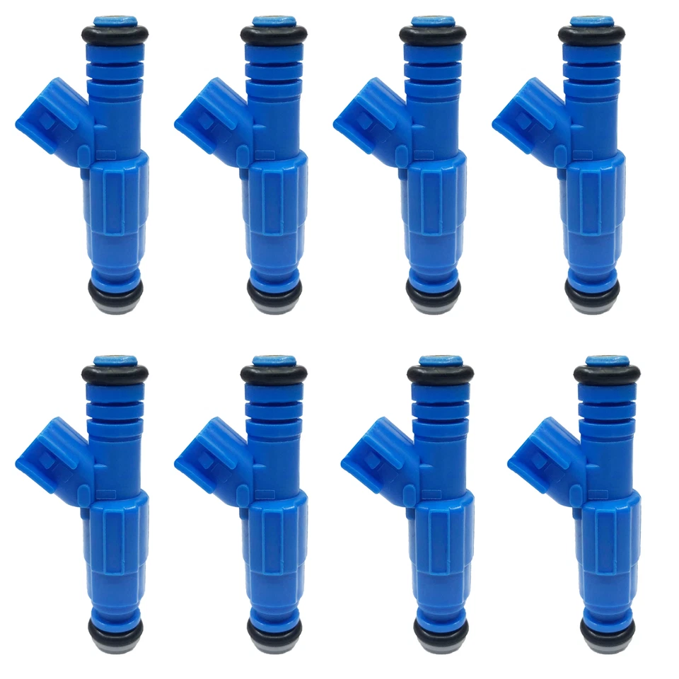 Inyectores de combustible OE actualizados 8 piezas 0280158064 para Mercury Grand Marquis 2005 4,6 L Foto 4 de 4