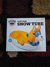BigMouth Inc Cool Corgi Snow Tube Inflatable Sled XL PVC Vinyl