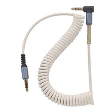 Stretchable Spring Cable 1.8m Long for Car Phone Headphone Speaker Accessories