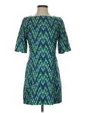 An original MILLY of New York Women Green Casual Dress 4