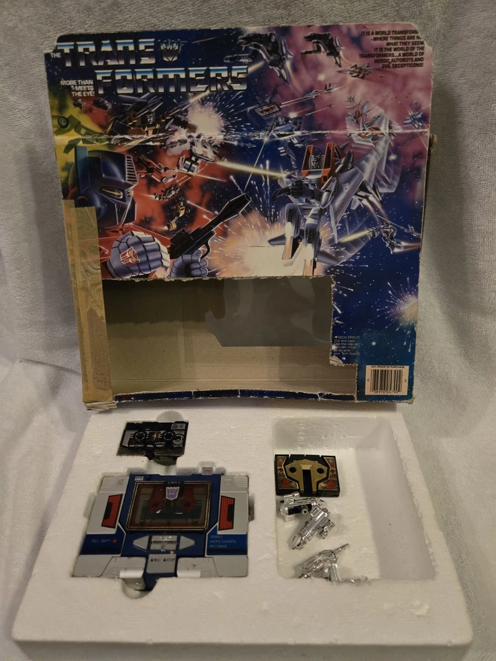 CASSETTE SOUNDWAVE DECEPTICON & CONDOR 1984 USADO DE COLECCIÓN: TRANSFORMADORES BUZZSAW Foto 2 de 2