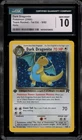 Pokemon Dark Dragonite Team Rocket 1st Edition Holo Rare #5 CGC 10 Gem Mint