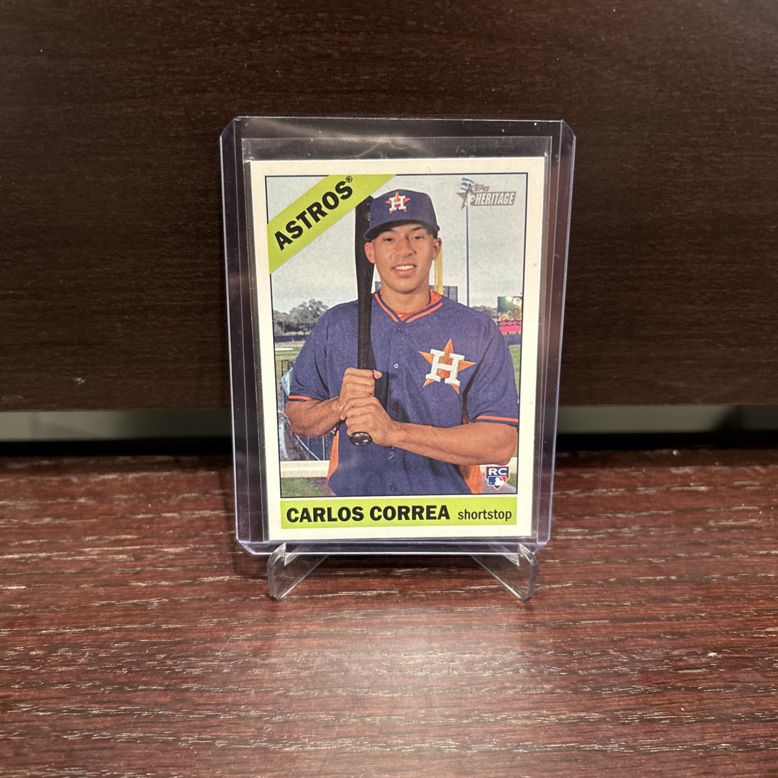 2015 Topps Heritage High Number Carlos Correa RC #563 Rookie Card