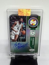 2018-19 Panini Leaf Certified 10 Year Anniversary No.10-BR Bill Russell AUTO /5