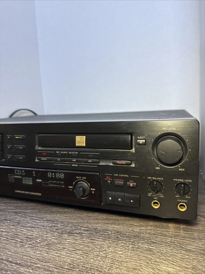 JVC XL-R5000 3-CD Changer + CD-R/RW Compact Disc Recorder CD-R Broken PARTS ONLY - Image 3 of 4