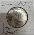 🔥1964 50 Cent Kennedy Half Dollar 90% Silver "Very Clean" 🔥
