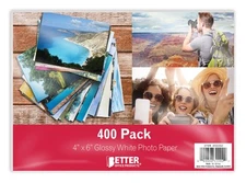 Premium Glossy Photo Paper, 4 x 6 inch, 400 Sheets, 200 gsm, 4 x 6, 400-Count...