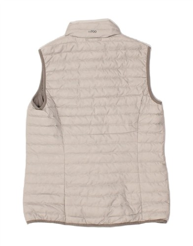 EDDIE BAUER Womens 700 Padded Gilet UK 6 XS Grey Polyester CL47 - Picture 2 of 4