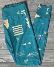 NEW LuLaRoe TC Tall  Curvy Leggings Multicolored Geometric Shapes