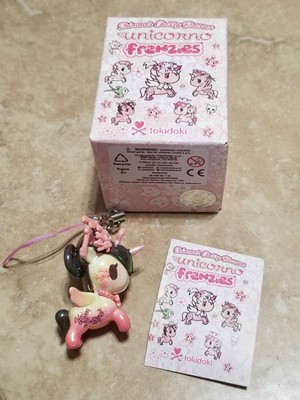 Tokidoki Shimmer Cherry Blossom Unicorno Frenzies Phone Charm