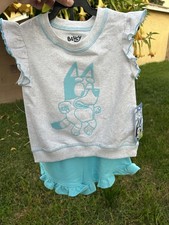 Bluey 4t Matching Set Girls