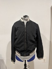 American Eagle Outfitters Mens Black Bomber J...