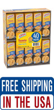 Lance Toasty Peanut Butter Sandwich Crackers, 1.29 oz., 40 pack. 6 Crackers Each