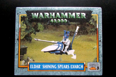 OOP Citadel / Warhammer 40k Plastic Eldar Shining Spears Exarch BNIB 1998