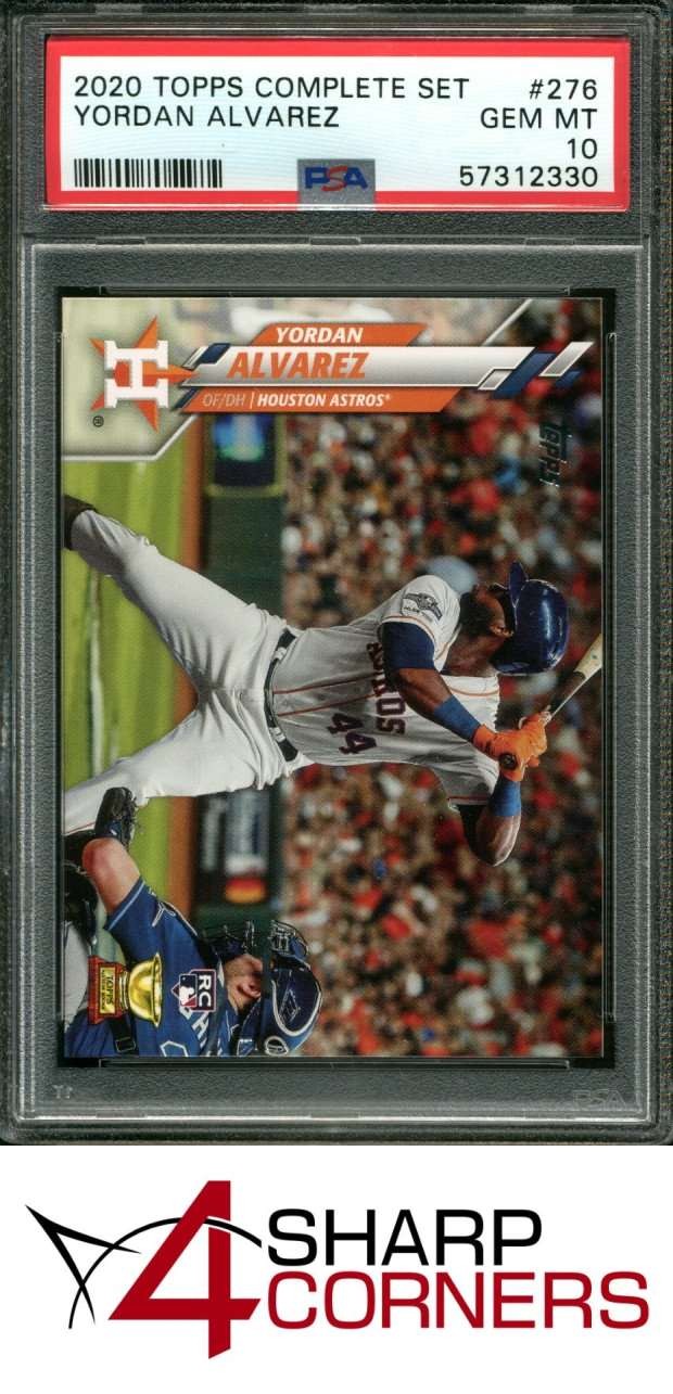 2020 TOPPS COMPLETE SET ALL-STAR ROOKIE #276 YORDAN ALVAREZ RC PSA 10