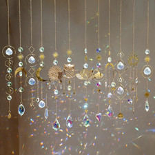 16 Pcs Crystal Suncatcher, Colorful Suncatchers Sun Catchers Indoor Window Hangi
