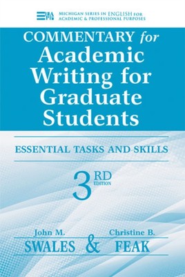 Commentary for Academic Writing for Graduate Stu   Essential Tasks and Skills