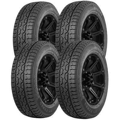 (QTY 4) 235/70R16 Nokian Outpost APT 106T SL Black Wall Tires