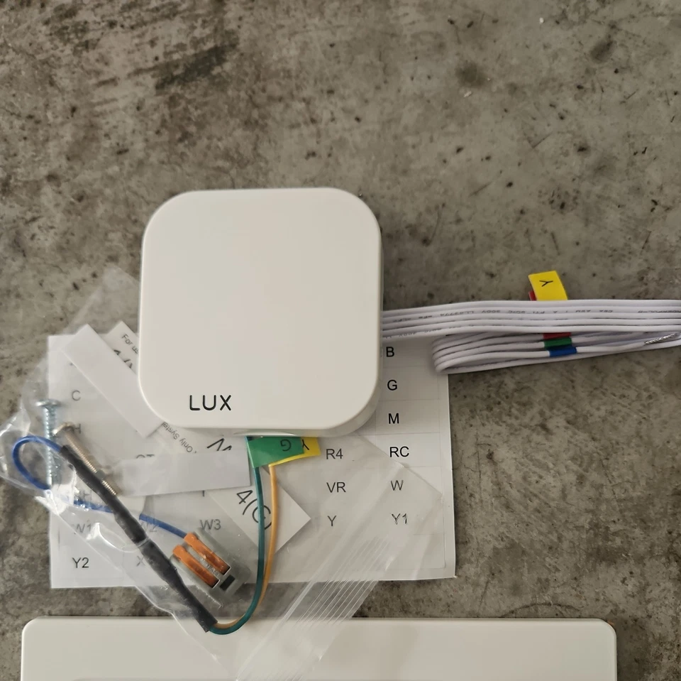 Lux GEO-WH Wi-Fi Thermostat White Works/ Google & Alexa Wheel Control - Image 3 of 4