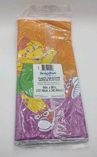 Mantel de plástico Barney & Friends 2002 vintage 54x96" leer descripción