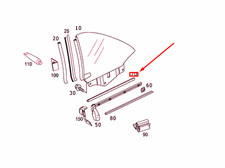 MB SL R230 Rear Right Side Window Sealing Rail A2306730265 NEW GENUINE MB SL R230 Rear Right Side Window Sealing Rail A2306730265 NEW GENUINE