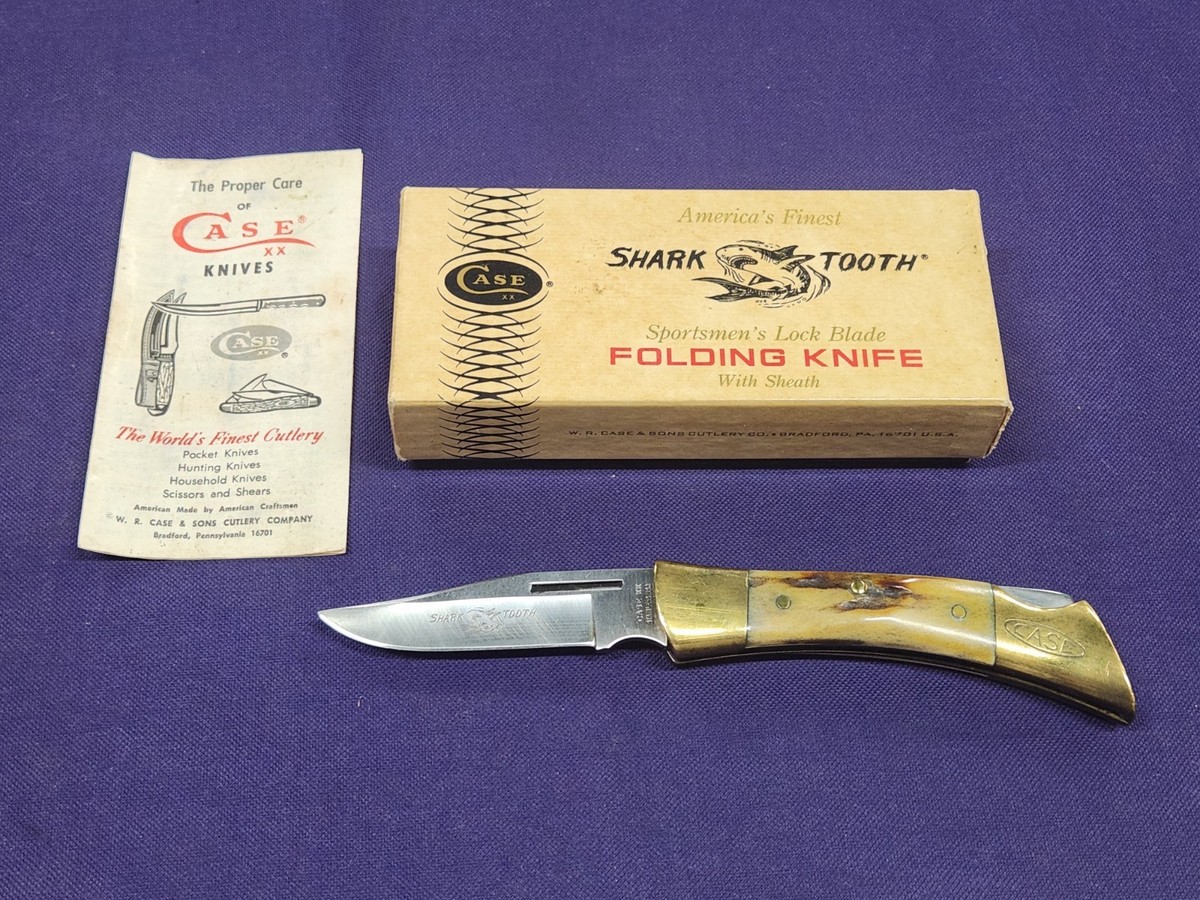 Case XX USA 5197 L-SSP (SHARK TOOTH) Stag Knife NO SHEATH 1 Dot | eBay