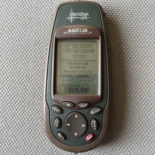 Magellan Meridian Hiking GPS Handheld and Water Resistant Tested Working ++
