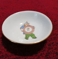 ANTIQUE PORCELAIN OPEN SALT DIP / SALT CELLAR