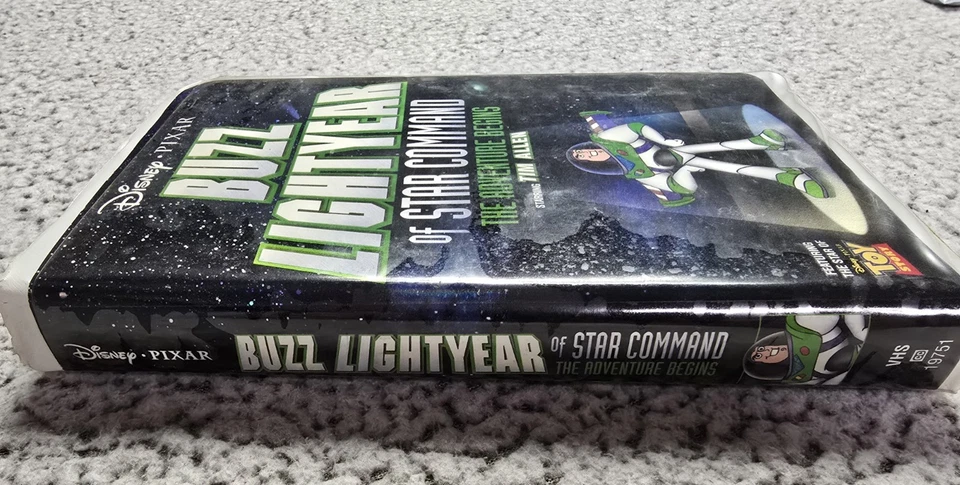 Buzz Lightyear of Star Command: The Adventure Begins (VHS, 2000) Disney Pixar - Image 3 of 4