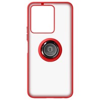 Hybrid HandyhüLle Mit Ring-Halterung Vivo Y22S / Vivo Y35 – Rot