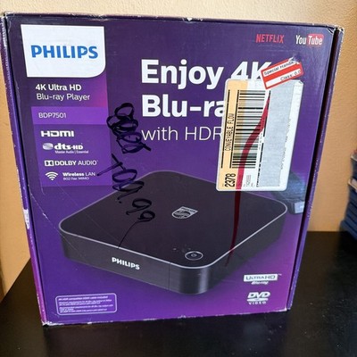 Philips BDP7501 4K Ultra HD Blu-ray Player WIFI BDP7501/F7 Never Opened