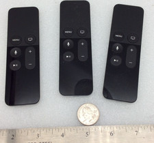 Lot of 3 - Apple A1513 Wireless Remote Control for Apple TV - UNTESTED FREE SHIP