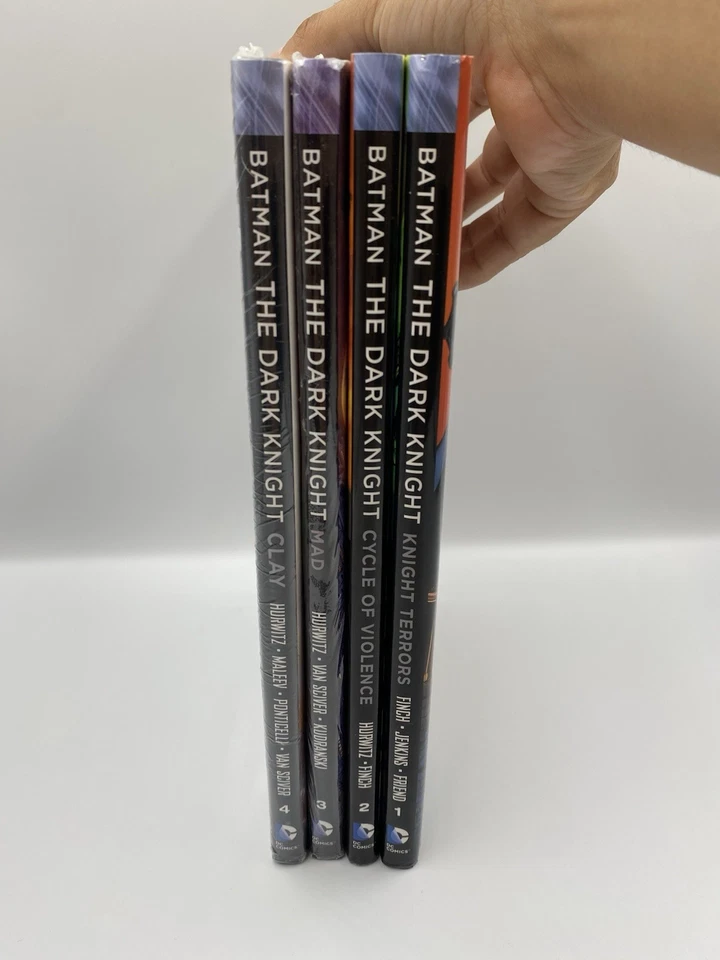 Lot Of 4 Complete Set Batman Dark Knight New 52 Hardcover Mad Clay 1-4 - Image 3 of 4