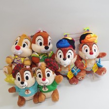 Disney Chip and Dale Clarice Mascot Set 6 Figures Plush Toy Character Collectio