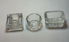 Lot of 3  Open Salt Cellars/Dips