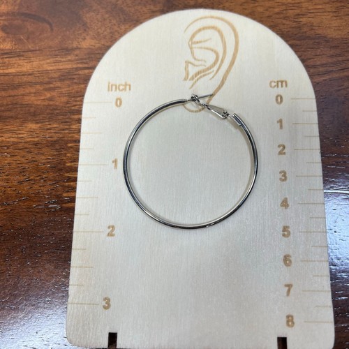 Silber Creolen Creolen Ohrringe Chirurgenstahl Post Pinup Chola Chicano Latino Love - Bild 2 von 9