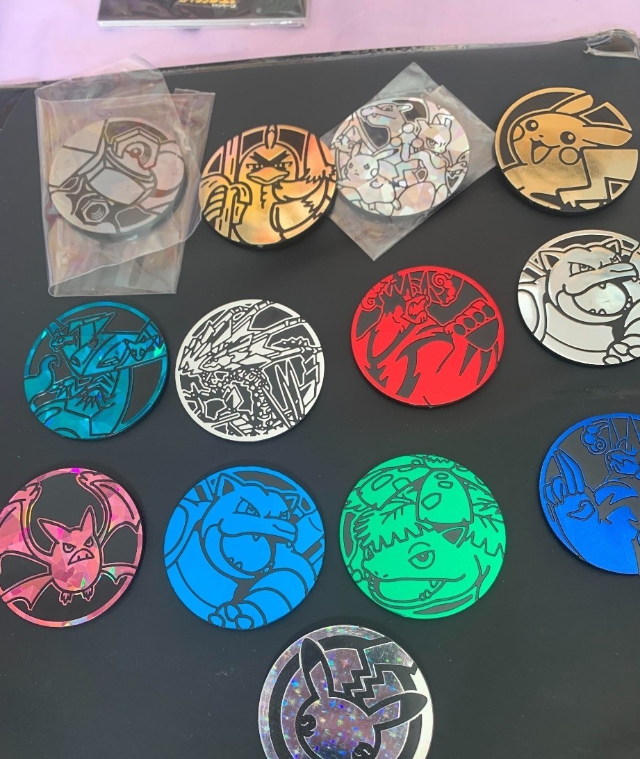 Pokemon TCG Coins (Various Sizes) Choose Your Coins | eBay