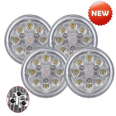 4x Par36 LED Hi/Lo Beam Tractor LED Work Light For Deere Cotton Picker 9930